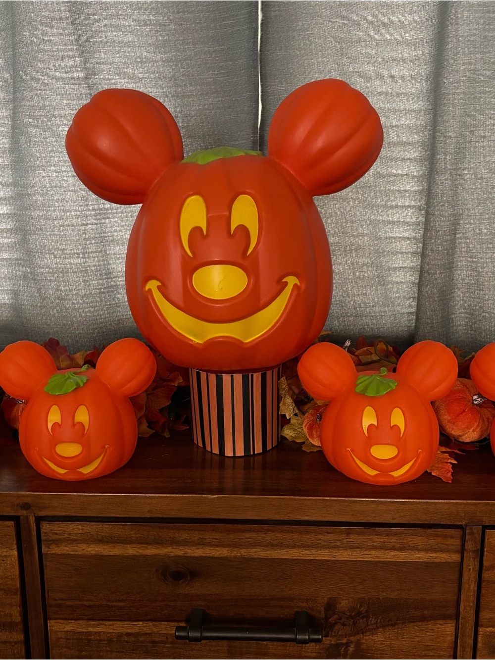Mickey Mouse Pumpkin Blowmolds (Medium & Small)